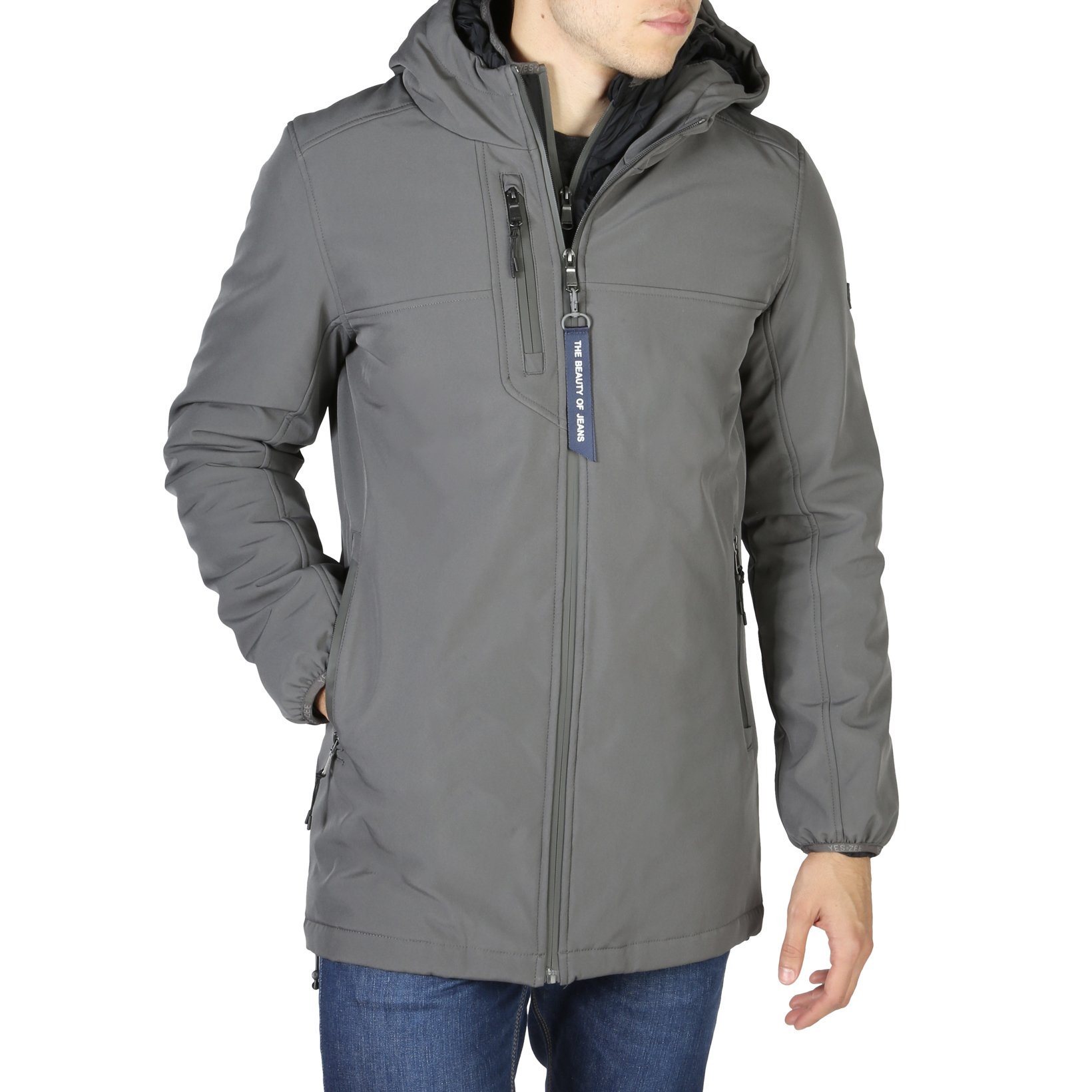 Yes Zee Men's Jacket Various Colours 0200_O802 - grey S