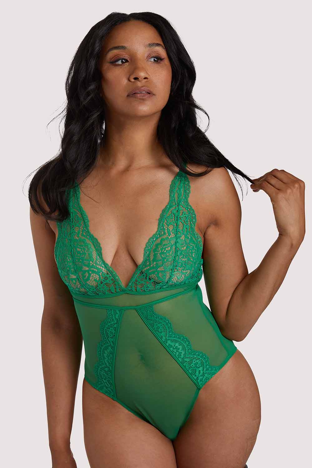 Felicity Hayward x PP Tinar Lace Green Body UK 20 / US 16