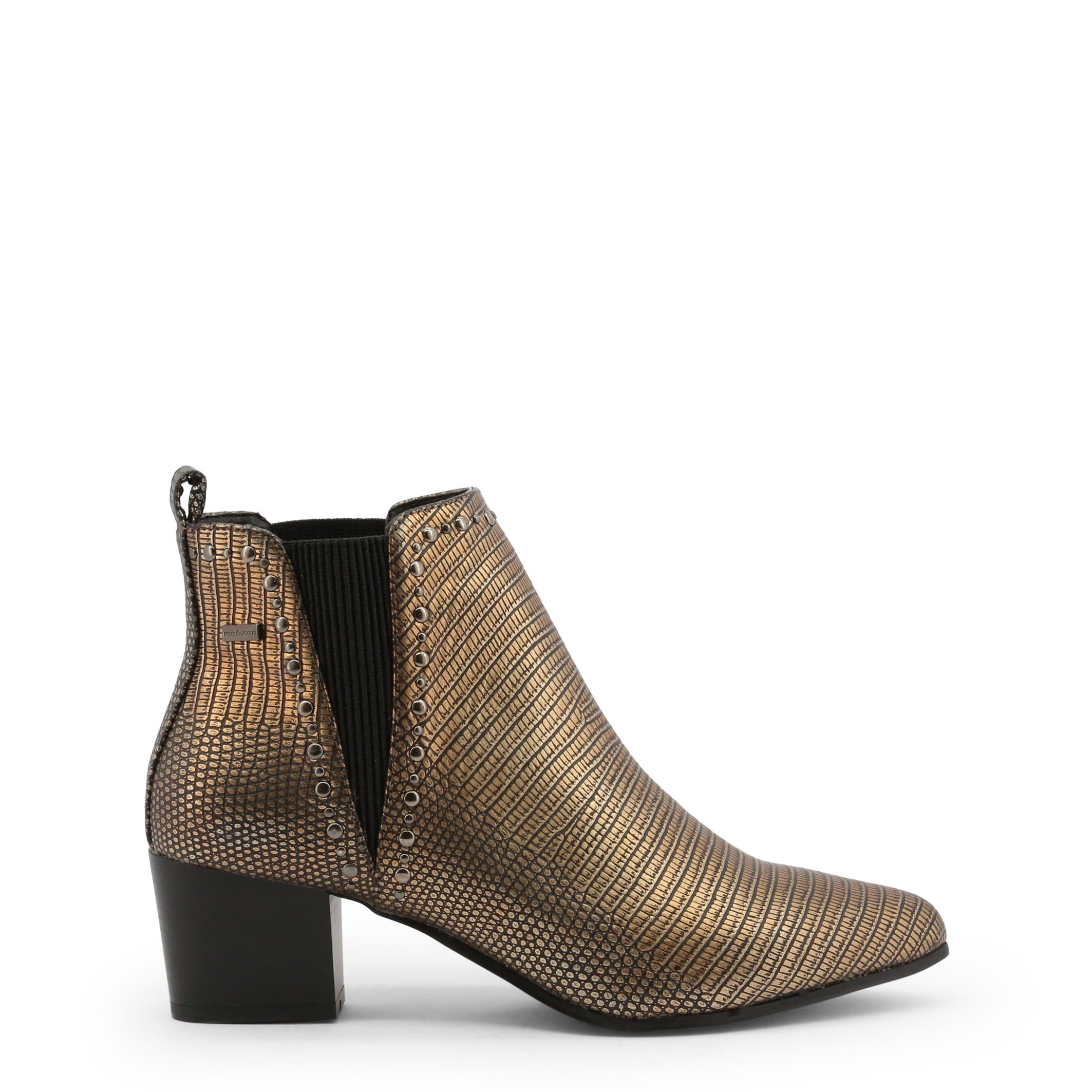 Roccobarocco Women's Ankle Boot Grey ROSC1LF02 - yellow EU 35