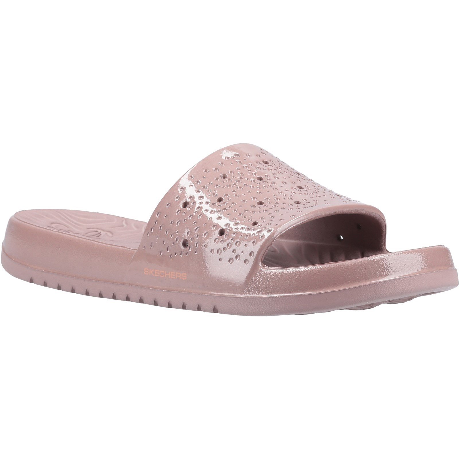 Skechers Women's Gleam Sizzling Slide Sandal Rose Gold 32373 - Rose Gold 4