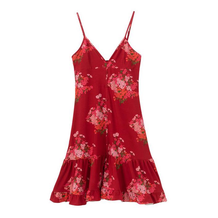 Desigual Women's Dress Red 203865 - red S