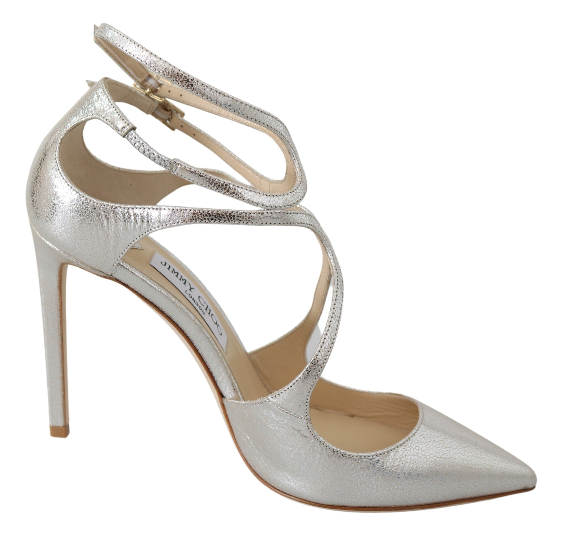 Jimmy Choo Women's Lancer Pumps Silver 190888908960 - EU40.5/US10.5