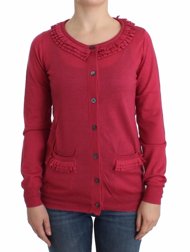 John Galliano Women's Wool Cardigan Pink SIG12074 - S