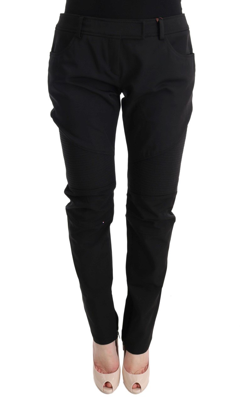 Ermanno Scervino Women's Slim Fit Trouser users Black SIG30313 - IT48|XXL