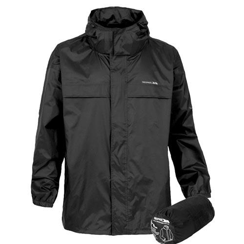 Trespass Kid's Waterproof Jacket Various Colours Packa - Black 5 to 6 Years