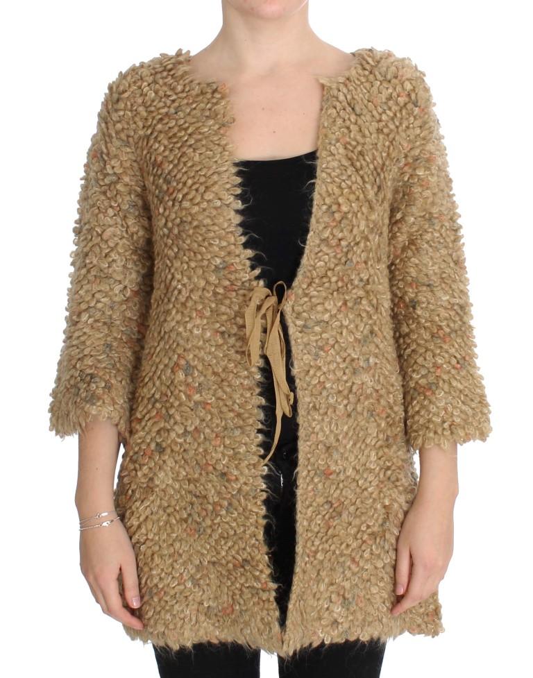 Pink Memories Women's Cape Sweater Beige SIG30270 - IT42|M