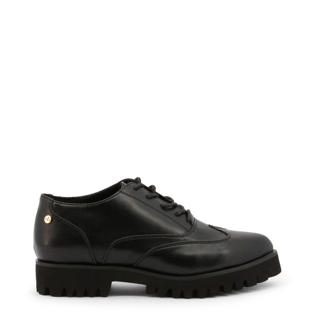 Roccobarocco Women's Lace up Shoe Black RBSC0UW02 - black EU 39