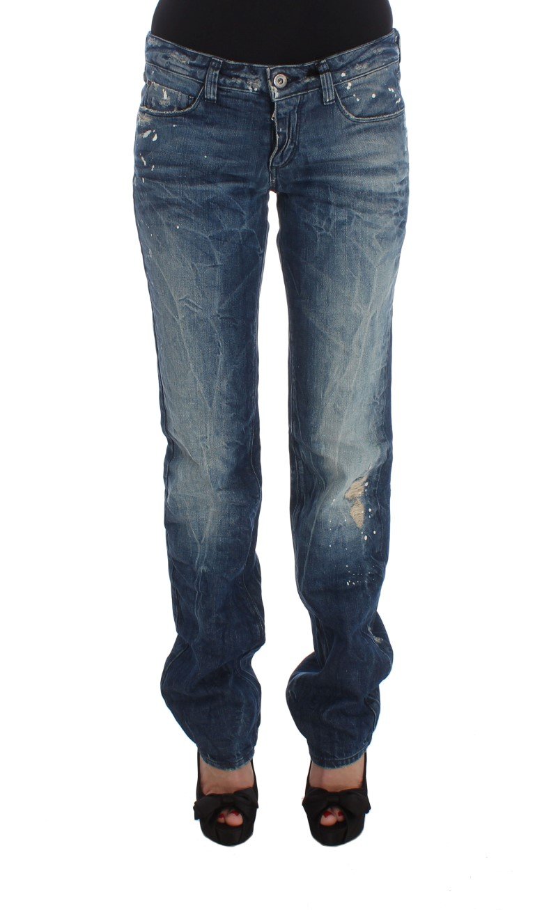 Costume National Women's Cotton Regular Fit Denim Jeans Blue SIG32583 - W26