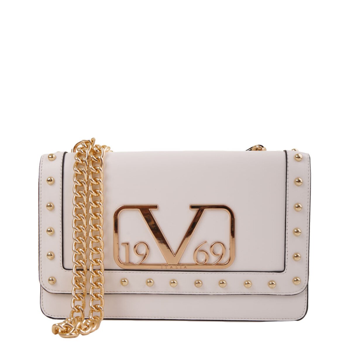 19v69 Italia Women's Shoulder Bag Various Colours 318683 - white UNICA