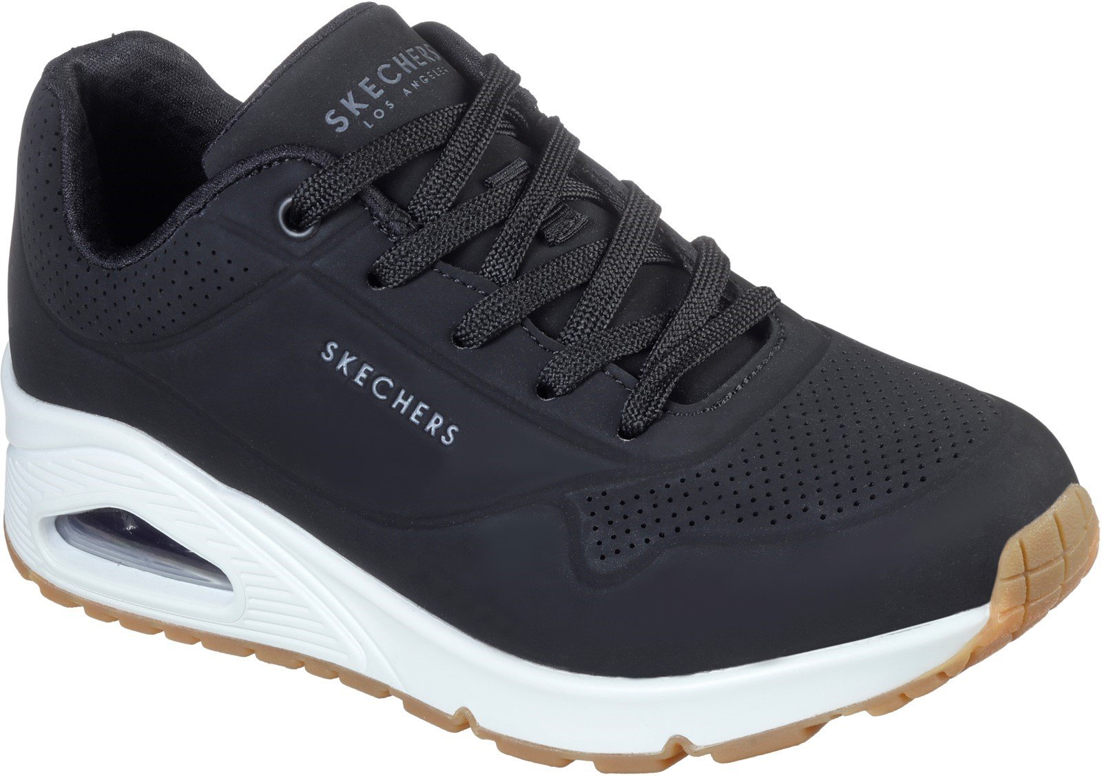 Skechers Women's Uno Stand On Air Sports Trainer Black 31038 - Black 3