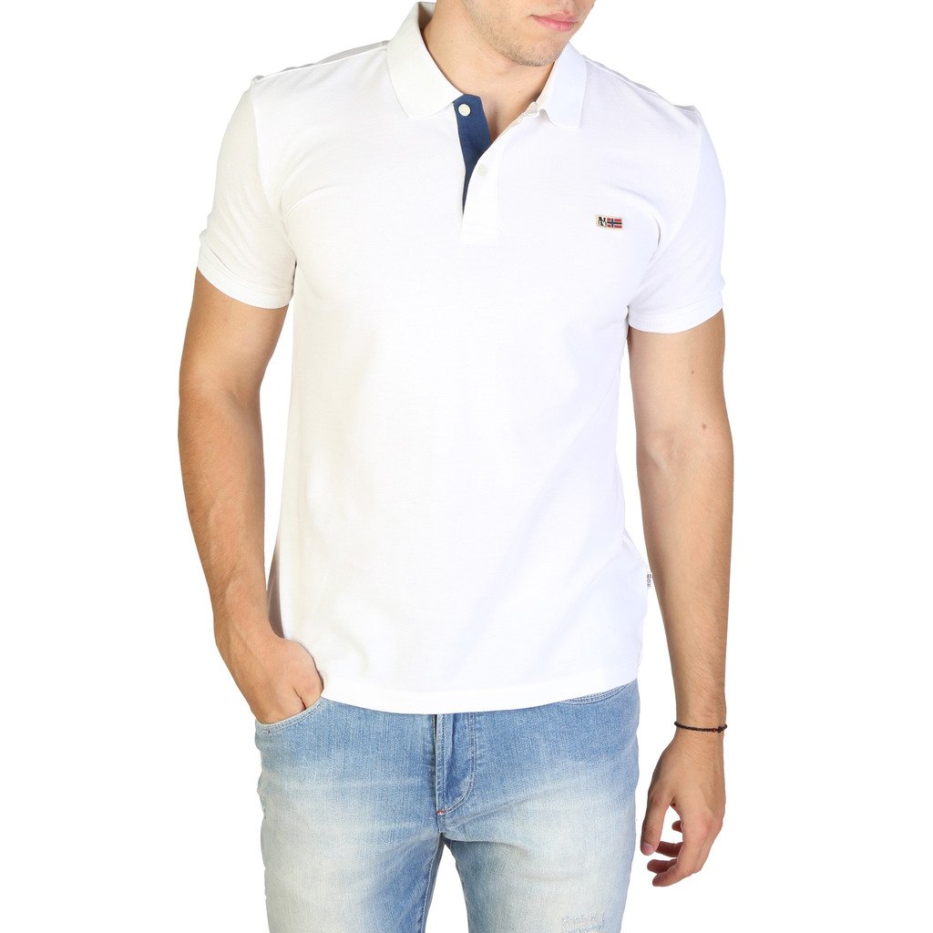 Napapijri Men's Polo Shirt Various Colours TALY3_NP0A4EGD - white S