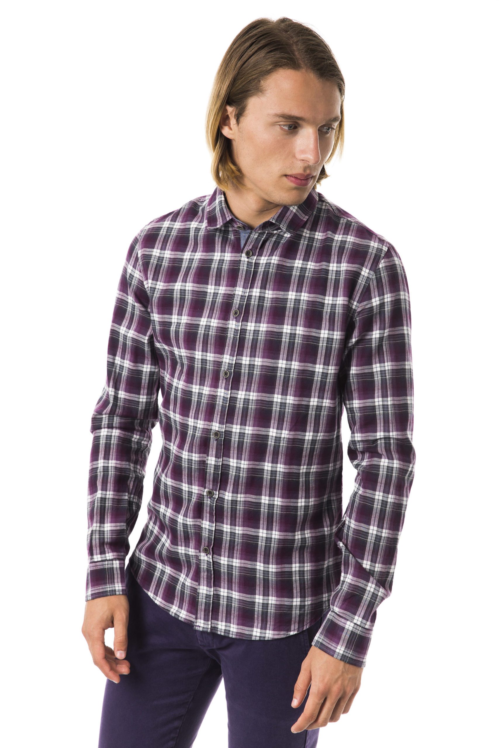 BYBLOS Men's Viola Shirt Violet BY1394849 - M