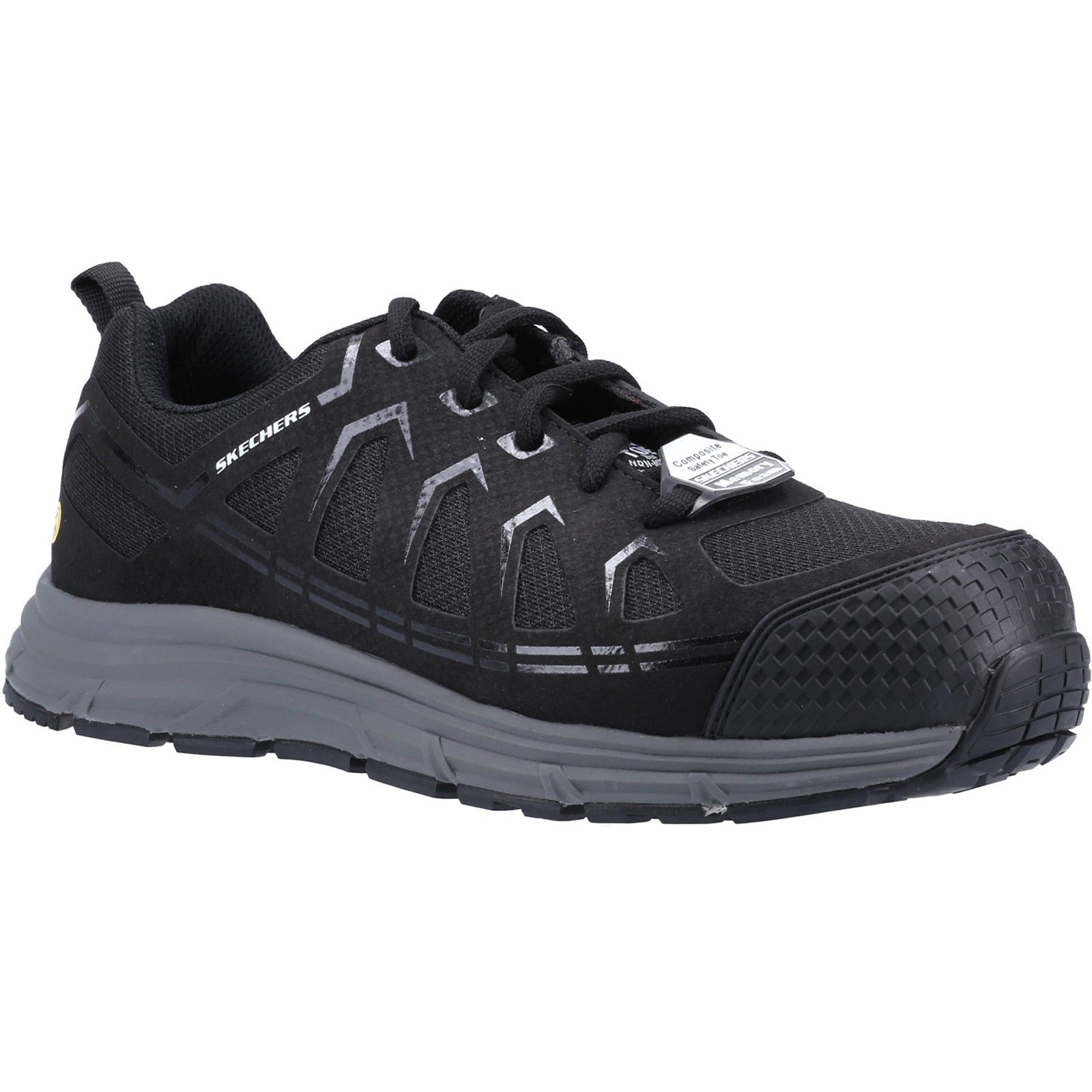 Skechers Men's Malad Safety Trainer Multicolor 32623 - Black 13