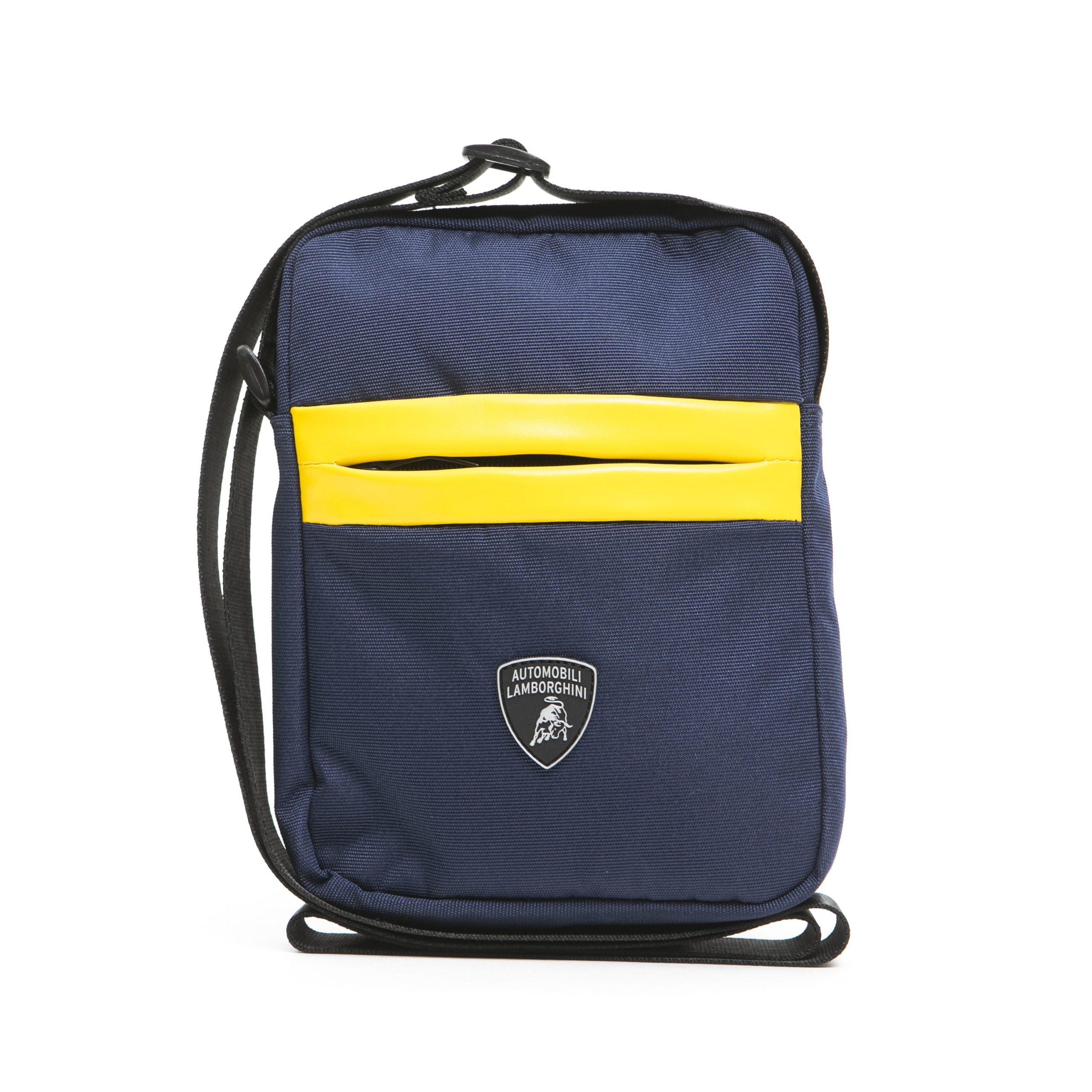 Lamborghini Men's Messenger Bag Blue LA1265712
