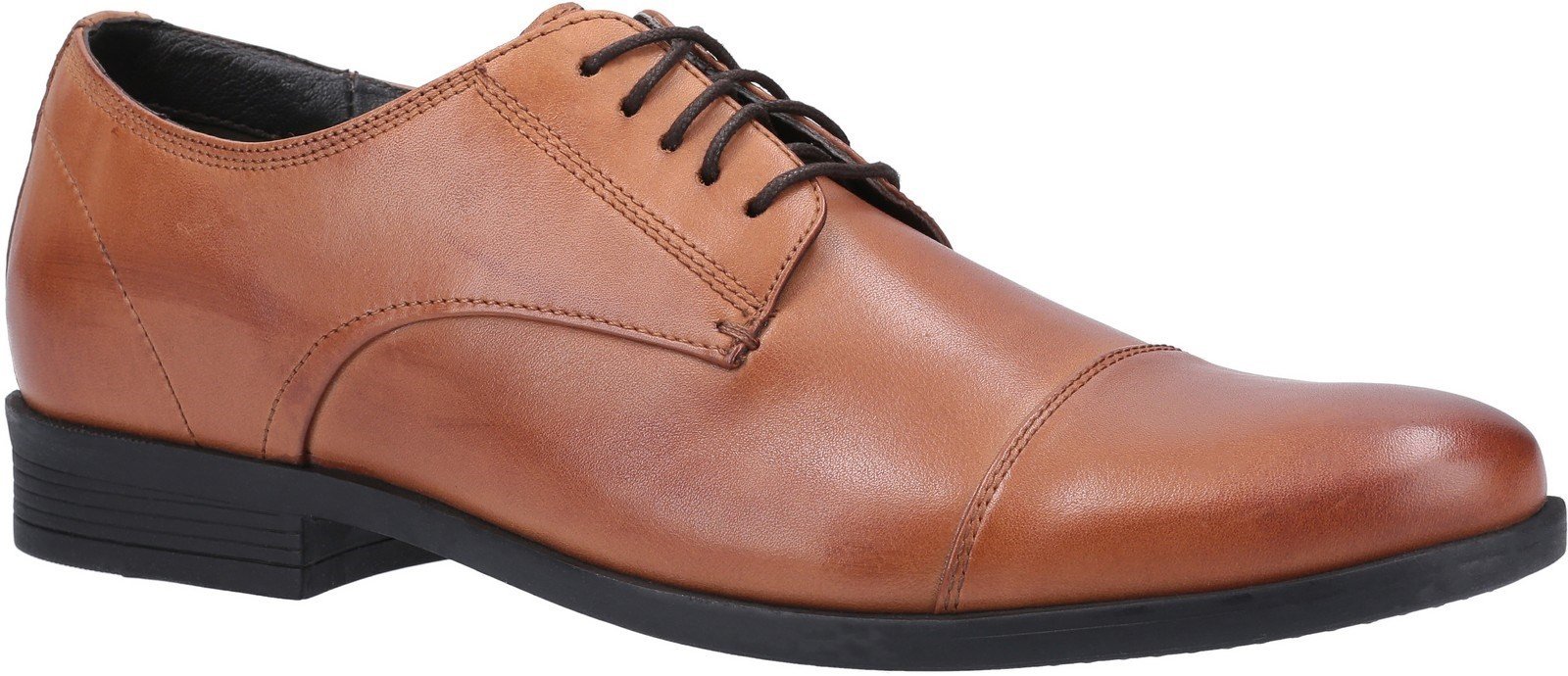 Hush Puppies Men's Ollie Cap Toe Lace Up Shoe Various Colours 29187 - Dark Brown 6