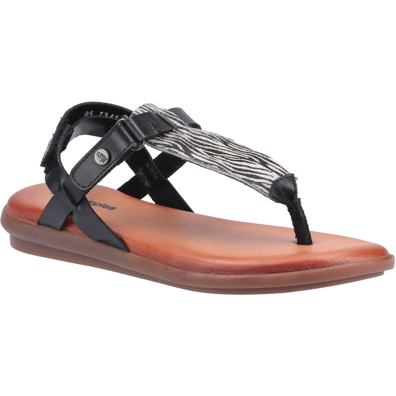 Hush Puppies Women's Norah Sandal Zebra 31964 - Zebra 4
