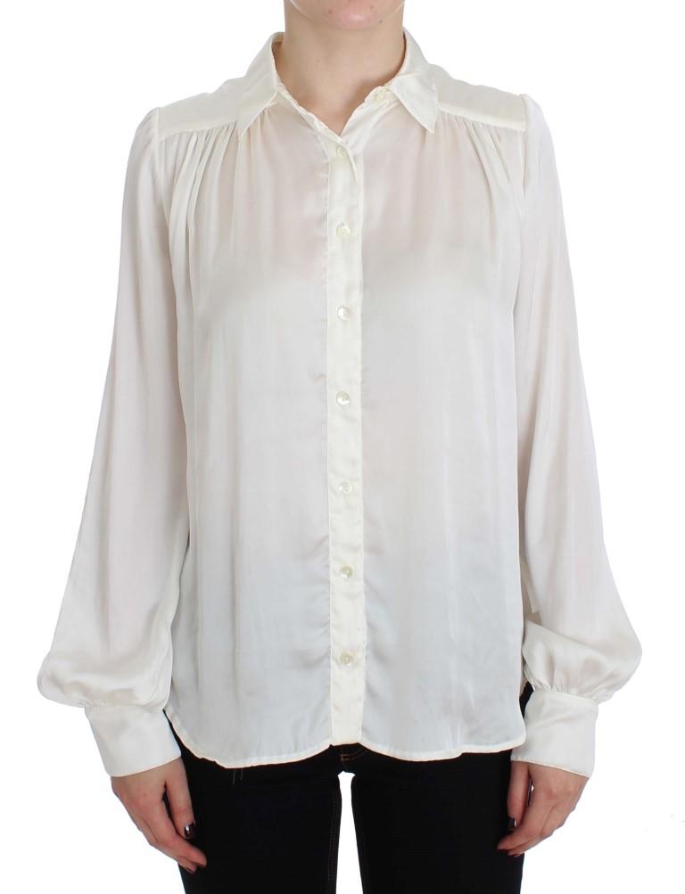 PLEIN SUD Women's Button Down Shirt White SIG32537 - IT42 | S