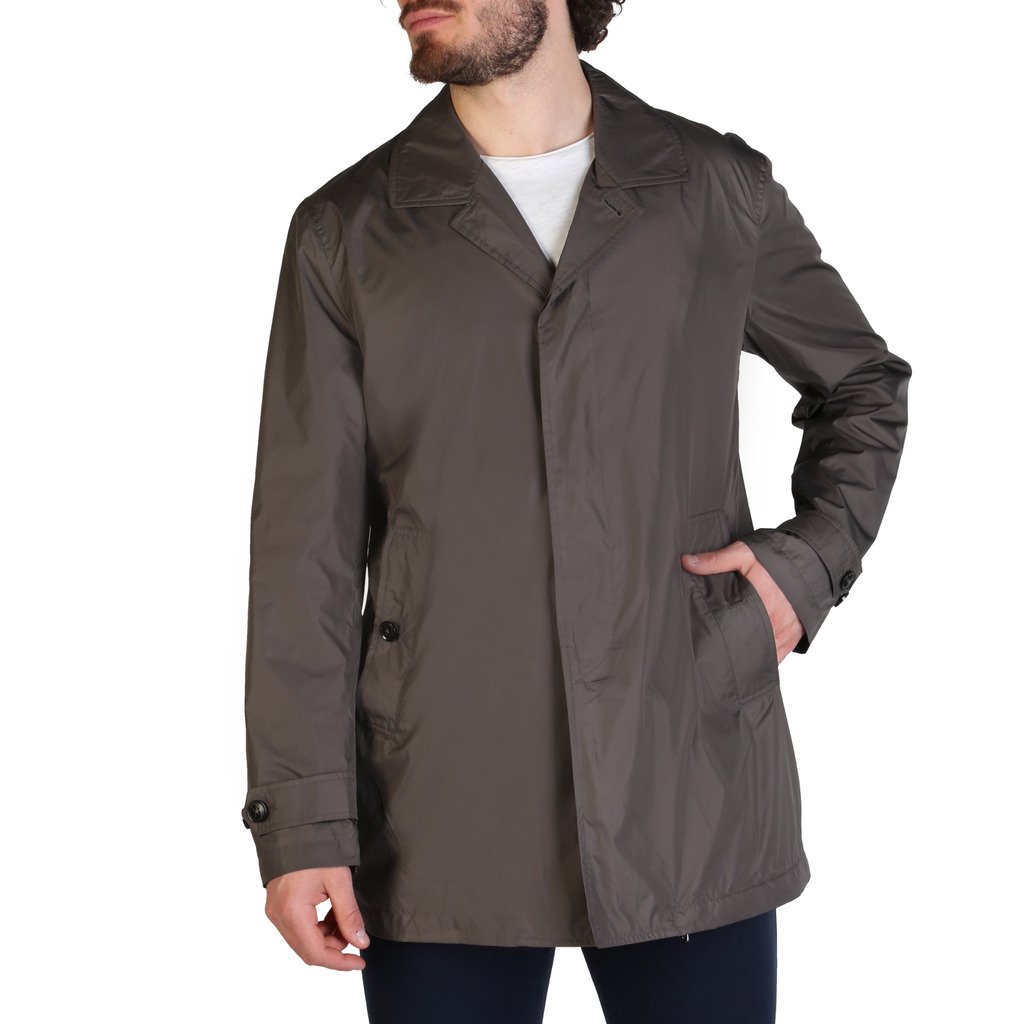 Tommy Hilfiger Men's Trench Coat Grey TT0TT02668 - grey 48