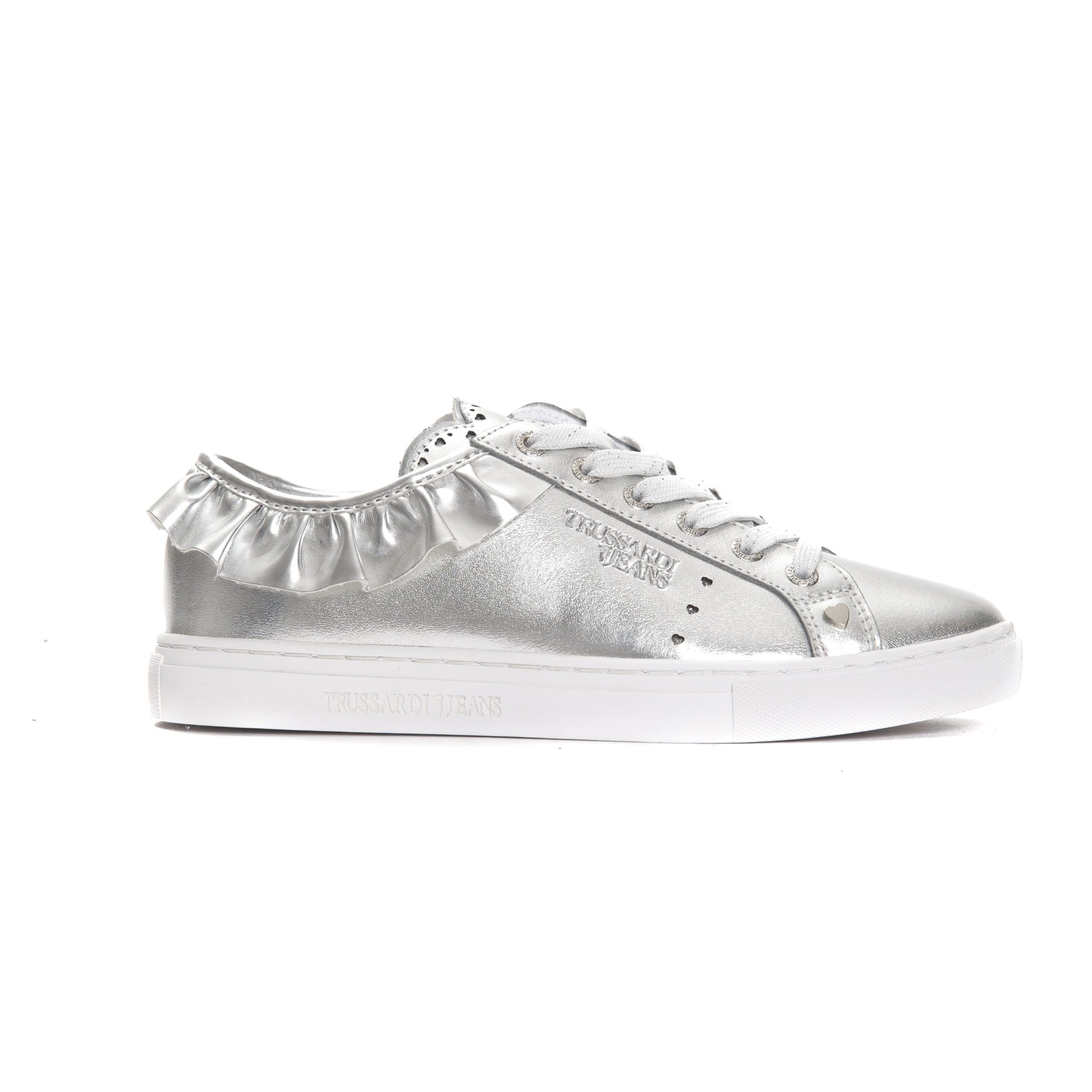 Trussardi Jeans Women's Trainers Silver TR663003 - EU35/US4.5