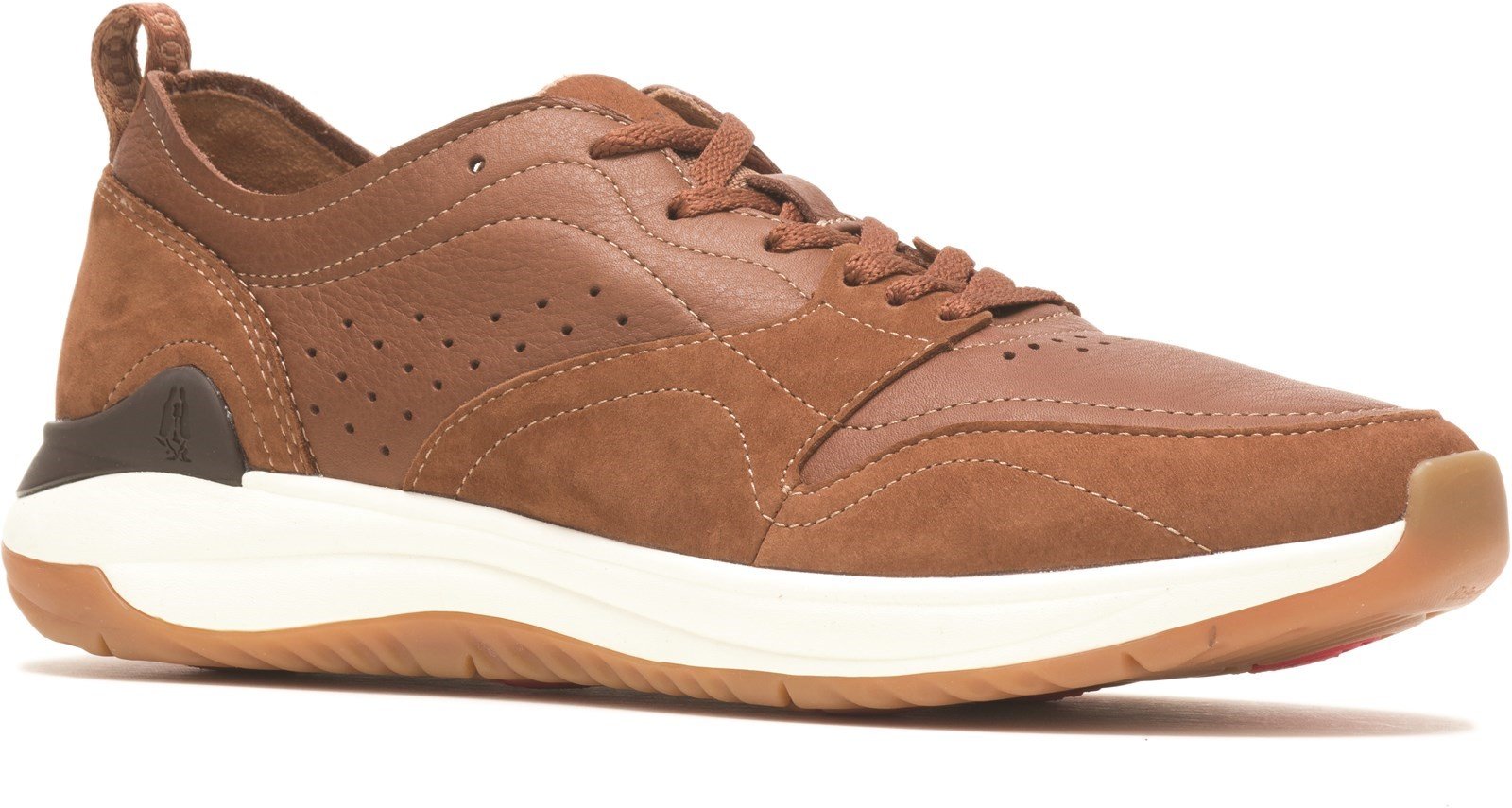 Hush Puppies Men's Felix Perf Lace Trainer Various Colours 32007 - Cognac 6