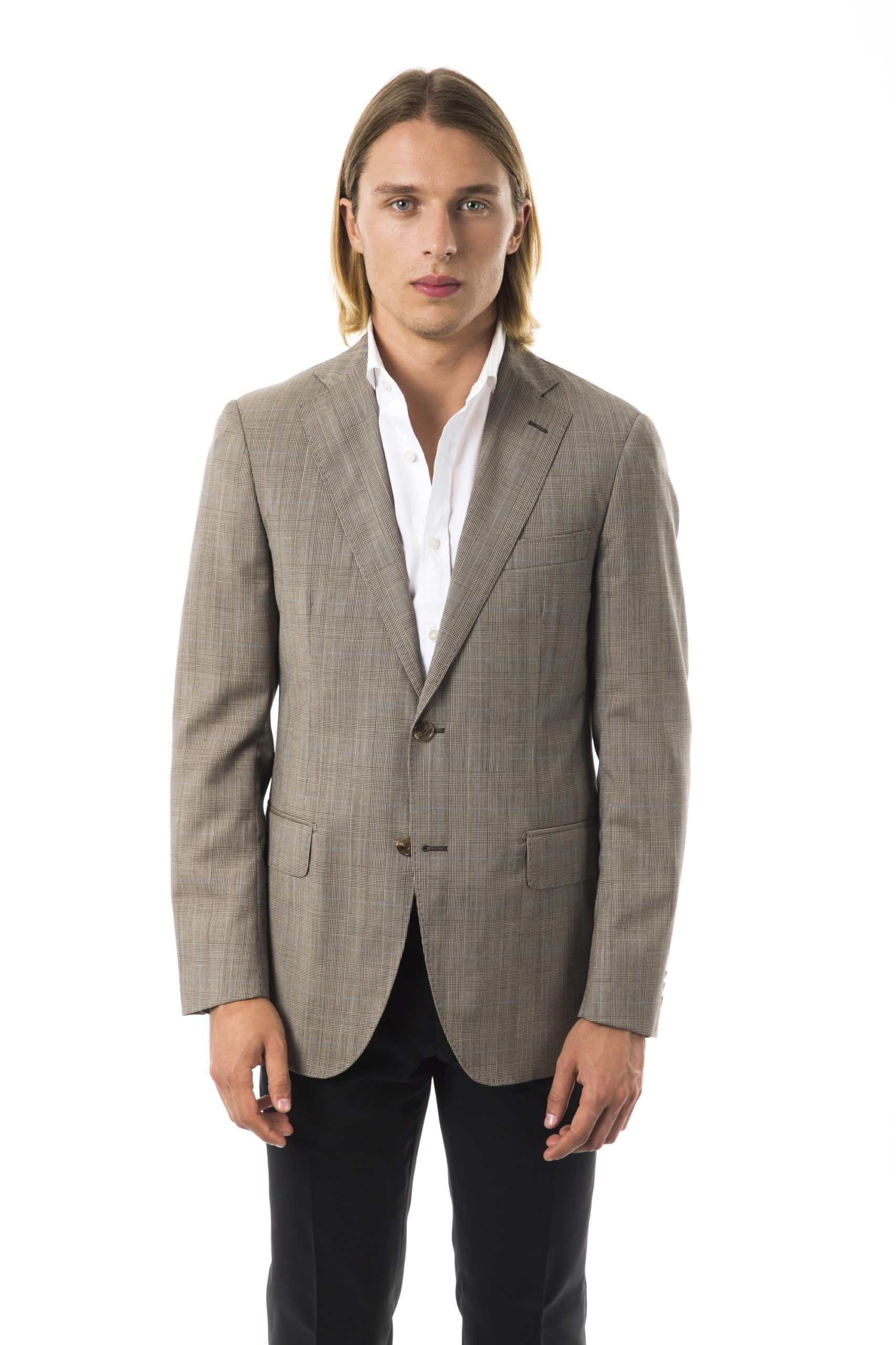 Uominitaliani Men's Q Blazer Gray UO997312 - IT50 | L