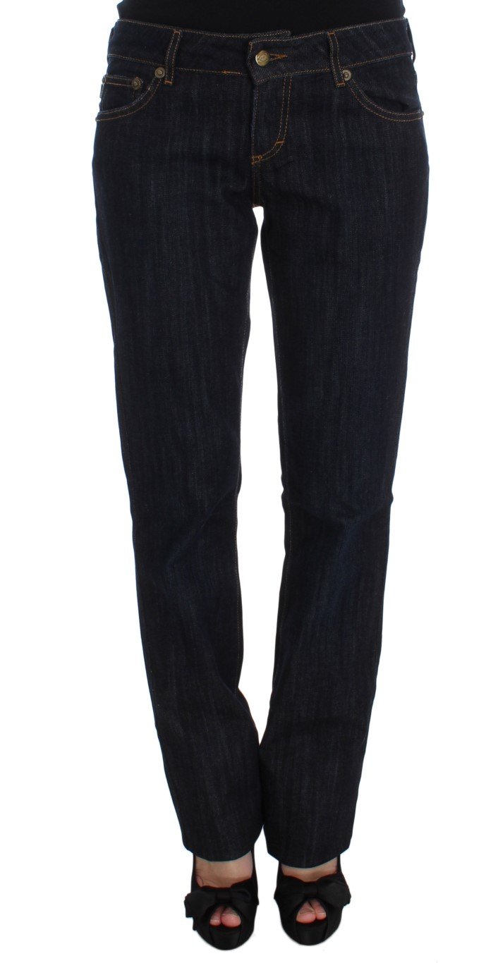 Cavalli Women's Cotton Straight Fit Stretch Jeans Blue SIG32384 - W34