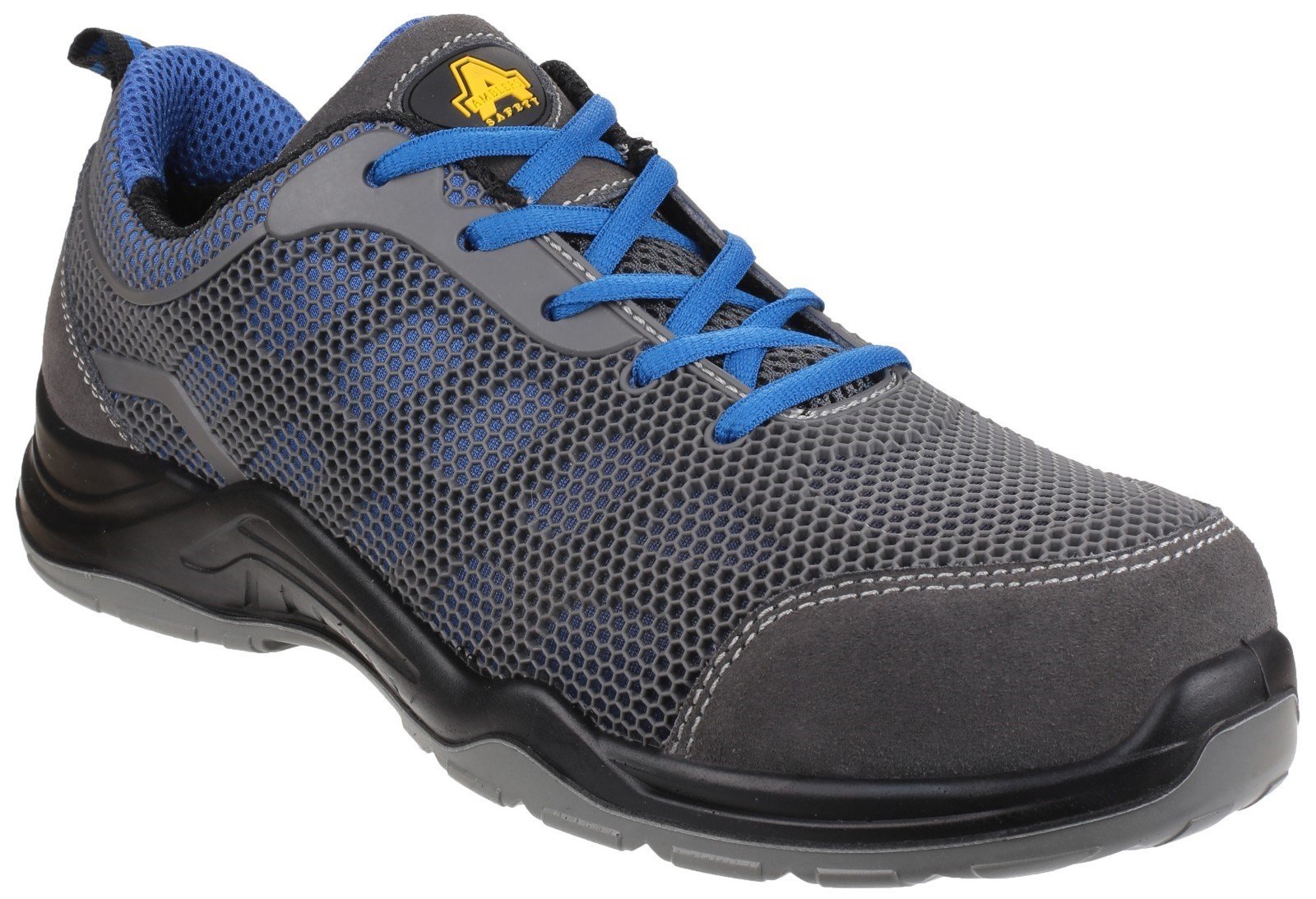Amblers Unisex Safety Seamless Trainer Grey - Grey 3