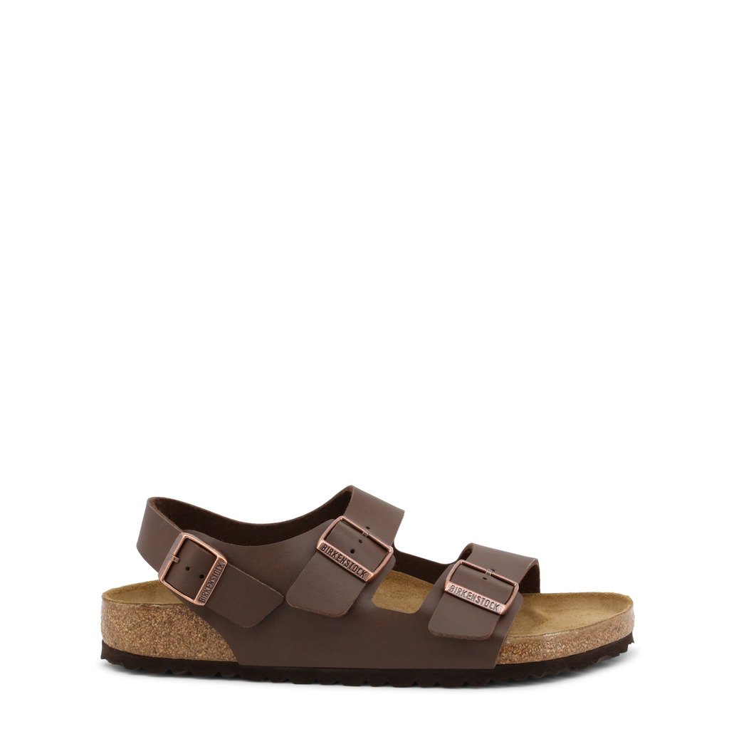 Birkenstock Unisex Flip Flops Brown Milano_34701 - brown EU 40