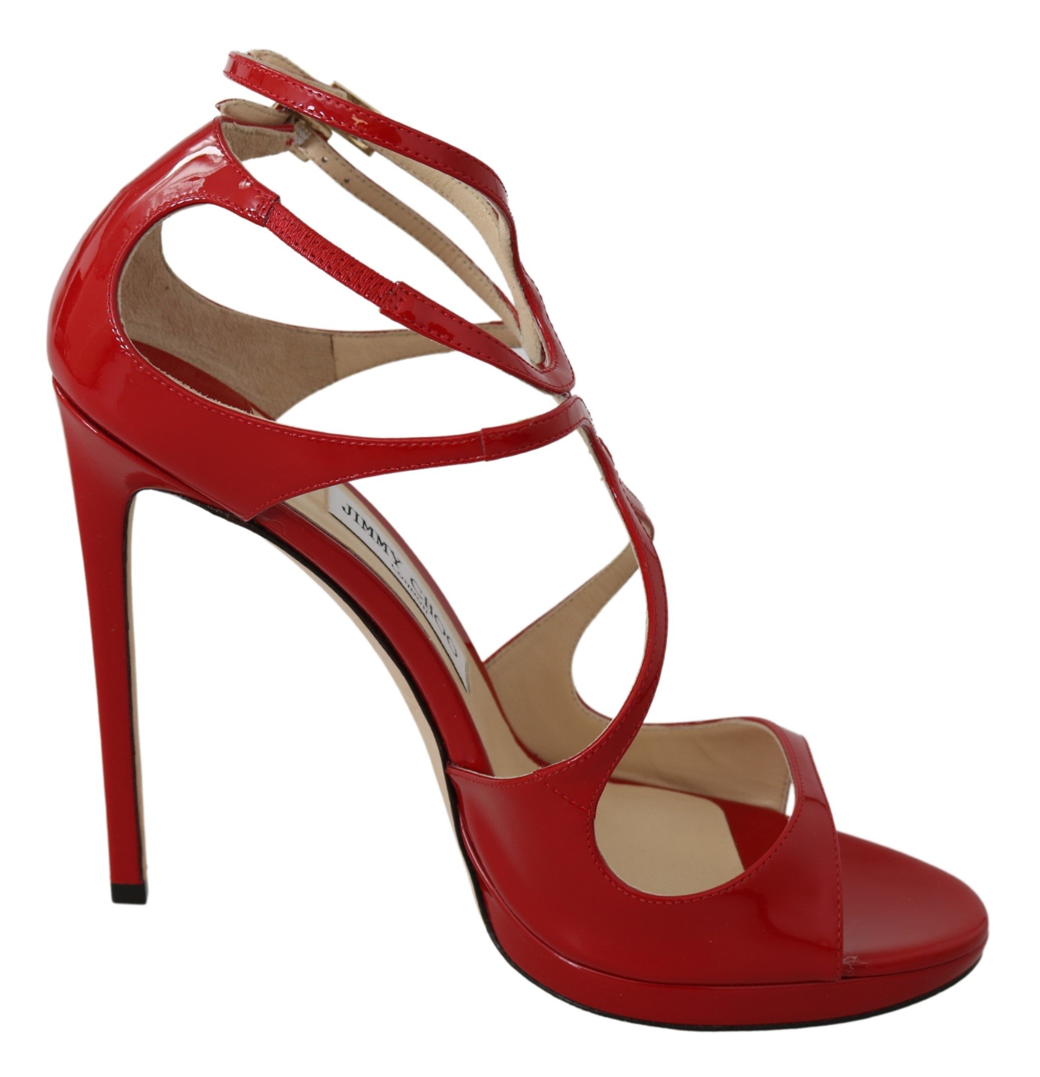 Jimmy Choo Women's Lance120 Sandals Red 191714901414 - EU41/US11