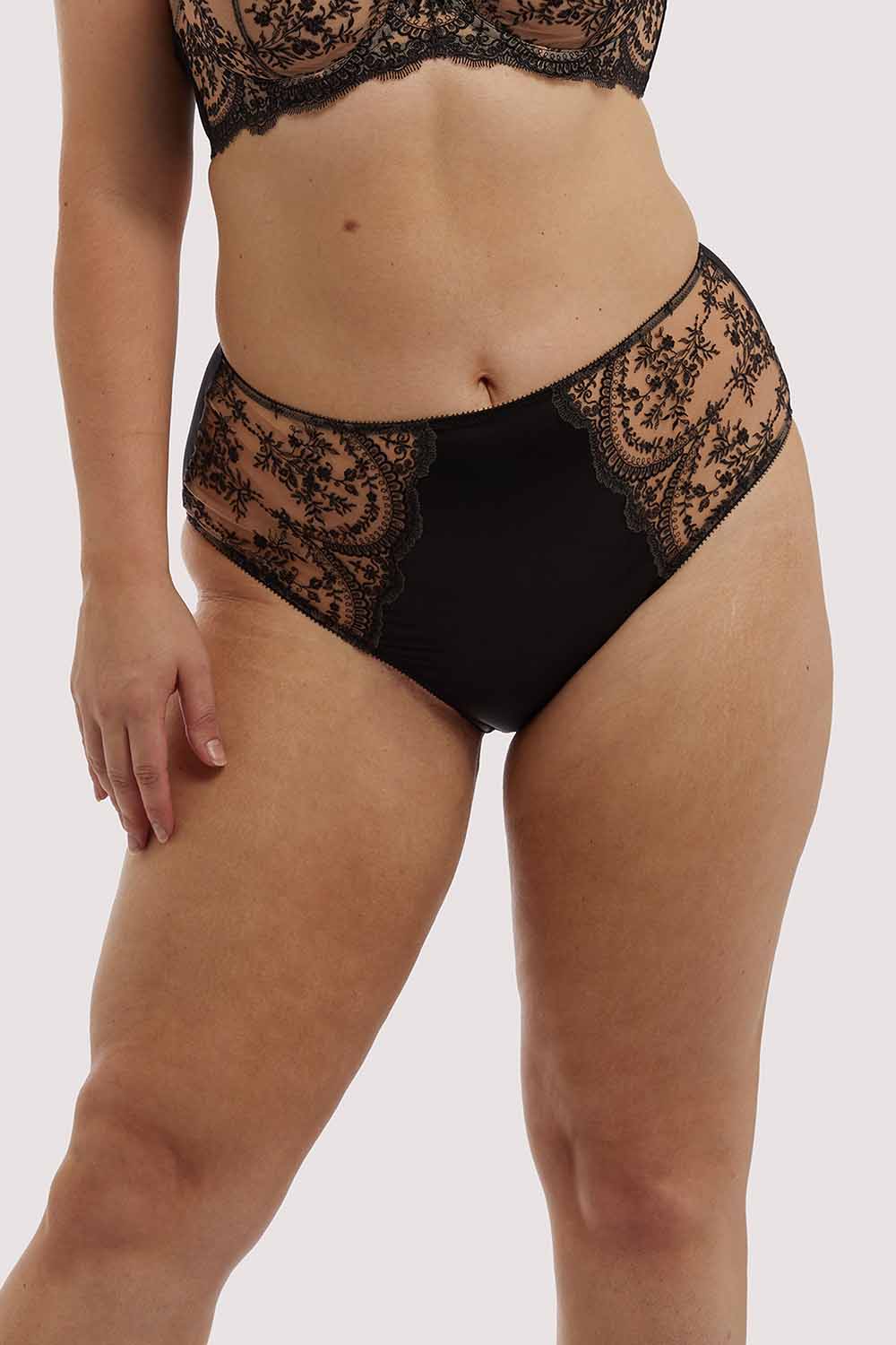 Dita Von Teese Severine Black Curve Brief UK 18 / US 14
