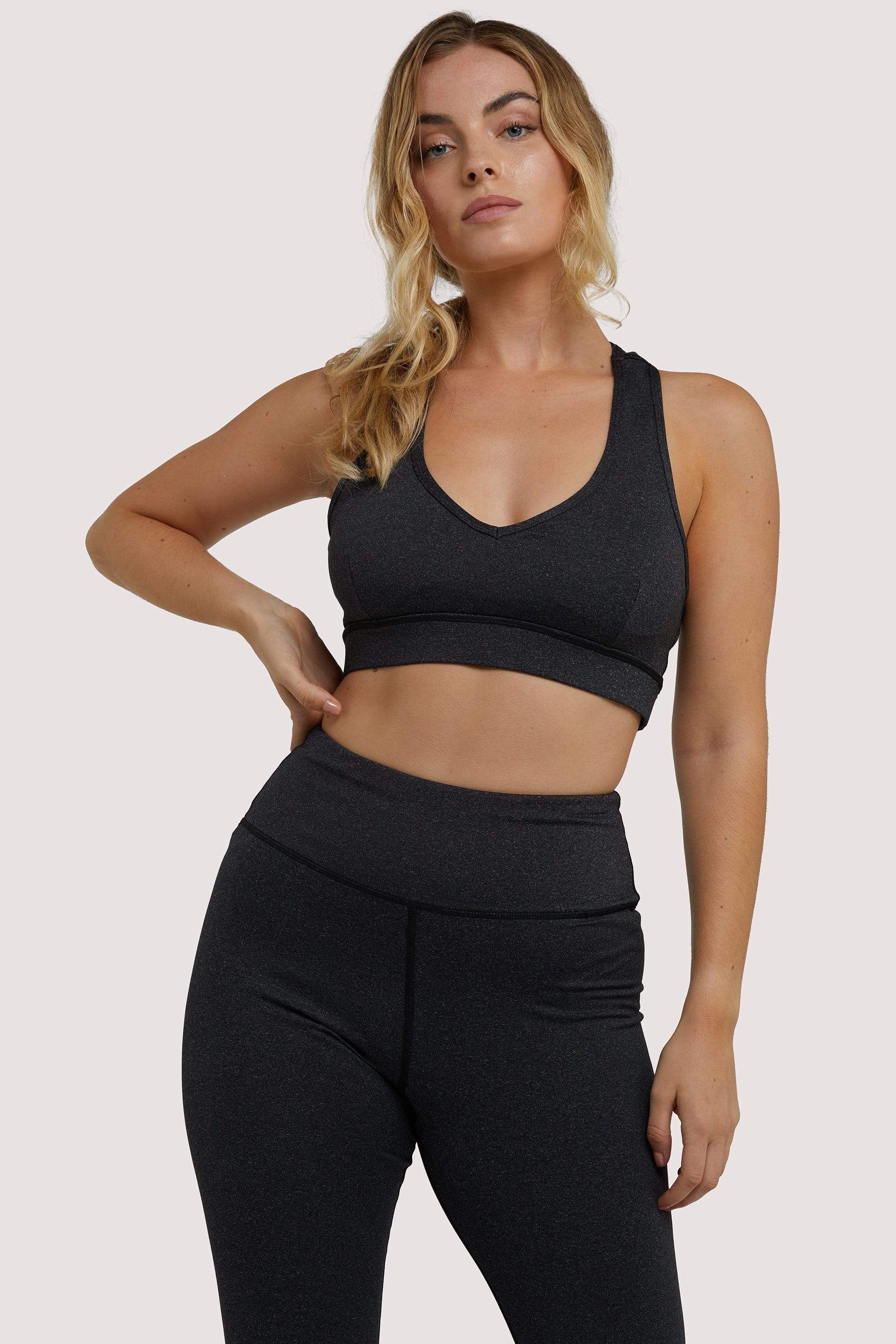 Wolf & Whistle Grey Marl Racer Back Bra UK 10 / US 6