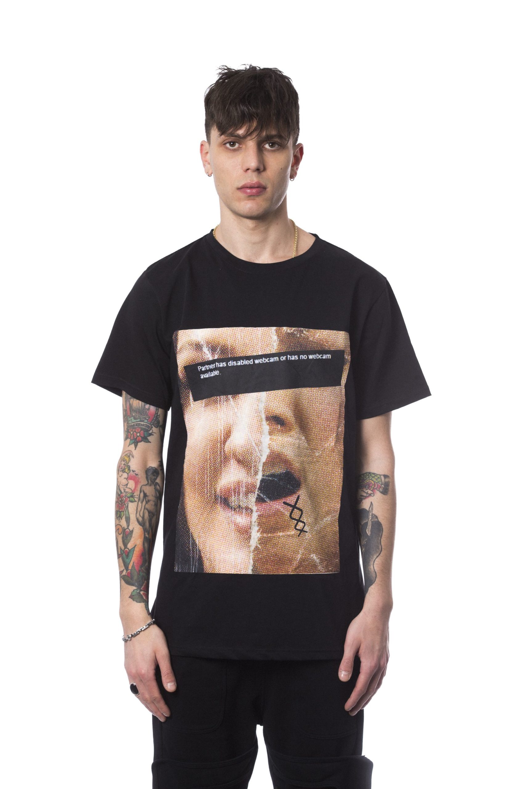 Nicolo Tonetto Men's Nero T-Shirt Black NI682837 - S