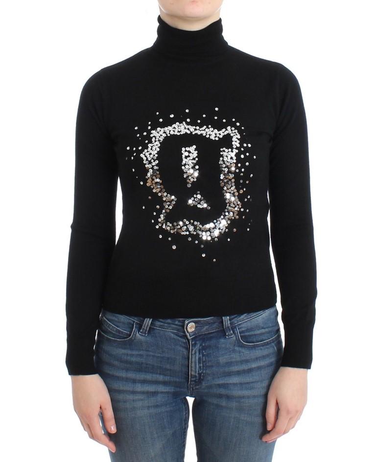 John Galliano Women's Wool Turtleneck Sweater Black SIG11970 - XXS