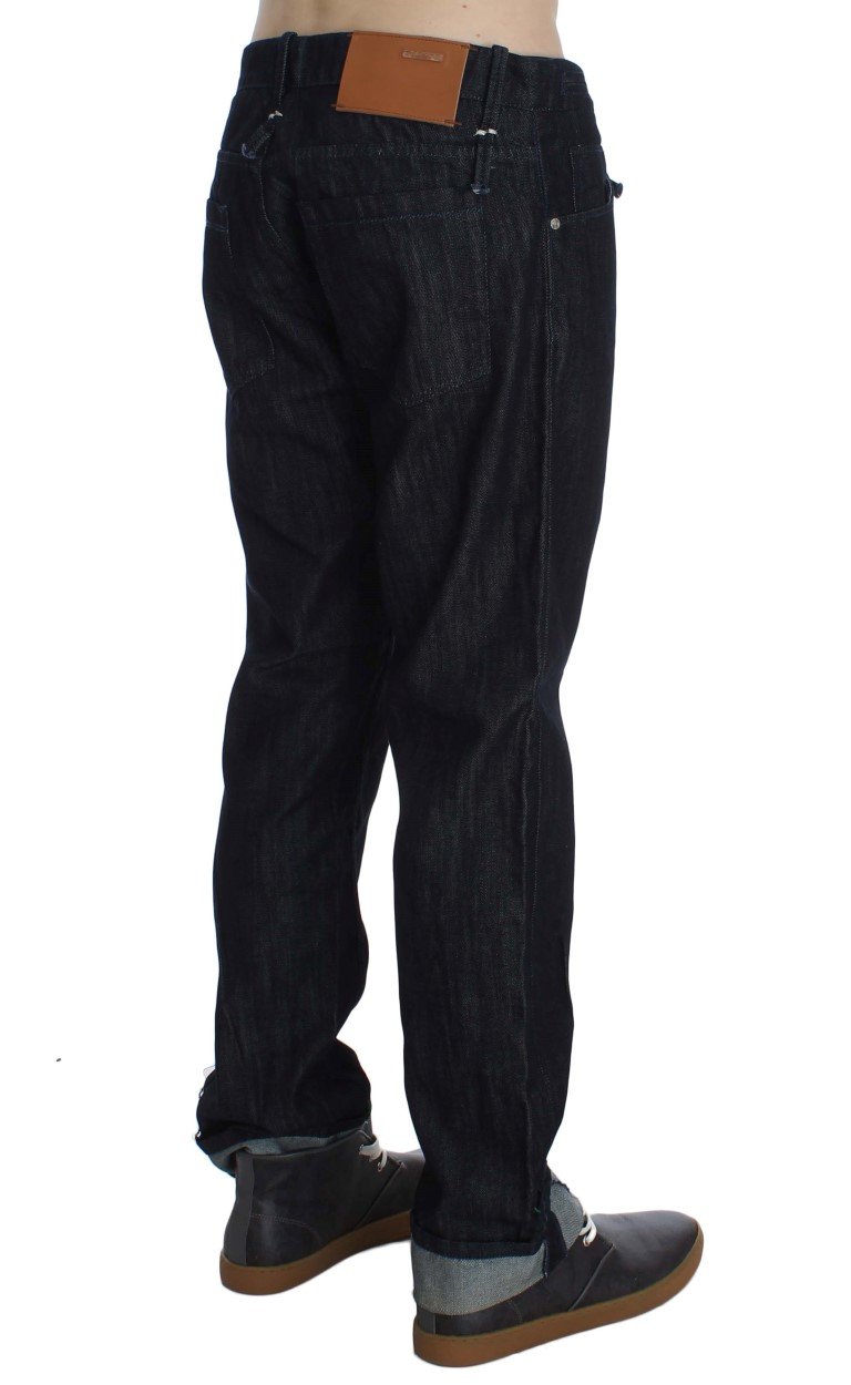 Acht Men's Cotton Regular Straight Fit Jeans Blue SIG30481 - W34