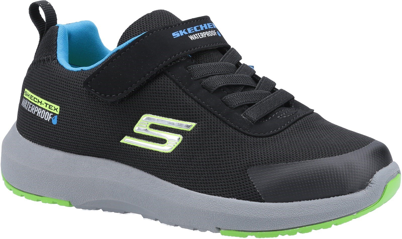 Skechers Kid's Dynamic Tread Sports Trainer Various Colours 31173 - Black 9.5