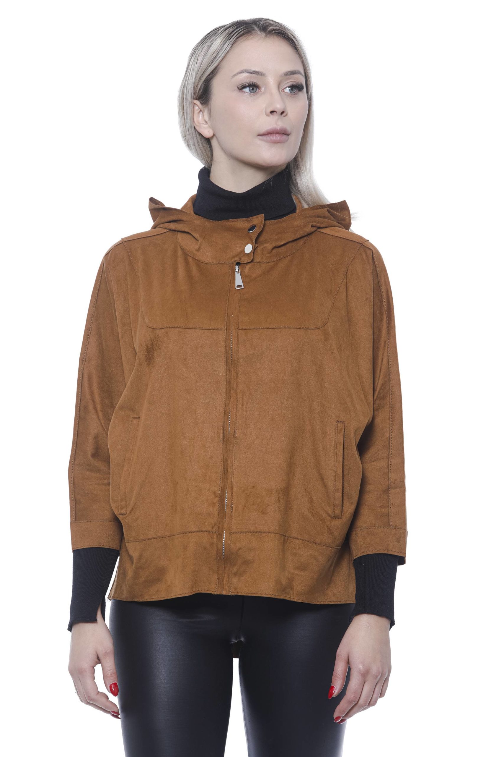 19V69 Italia Women's Cuoio Cuir Jacket 191388479 - IT42 | S