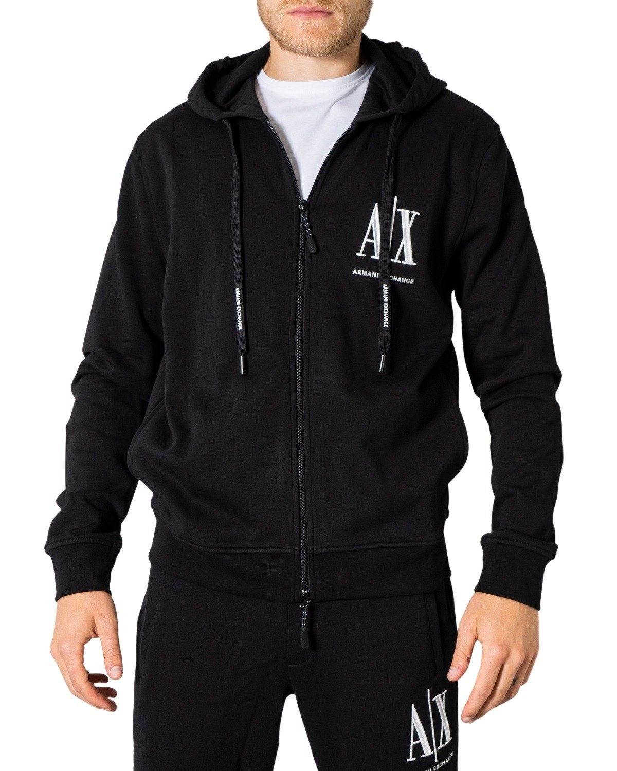 Armani Exchange Men's Sweatshirt Various Colours 273244 - black-1 XS