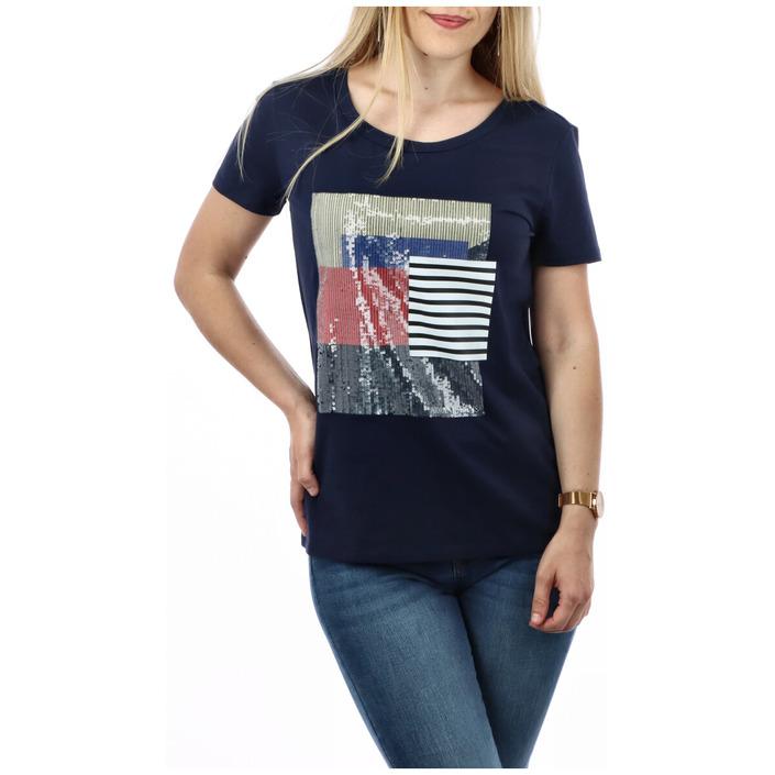 Armani Jeans Women's T-Shirt Blue 271609 - blue M