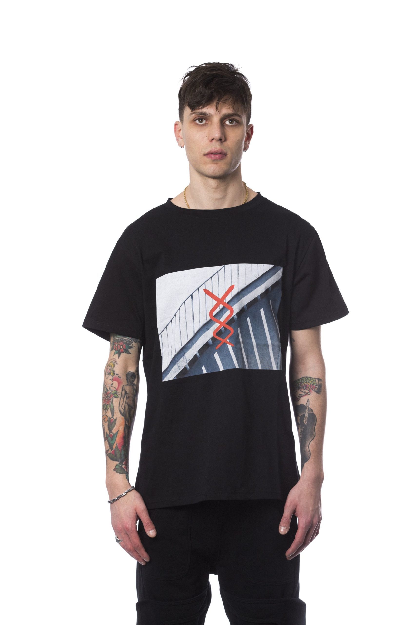 Nicolo Tonetto Men's Nero T-Shirt Black NI681737 - M