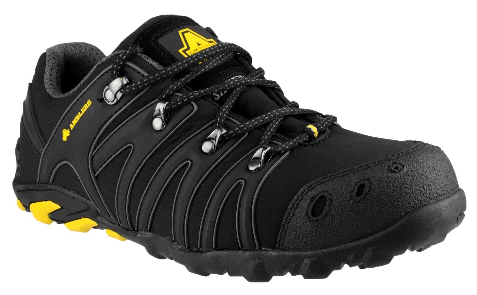 Amblers Unisex Safety Soft Shell Trainer Black - Black 4