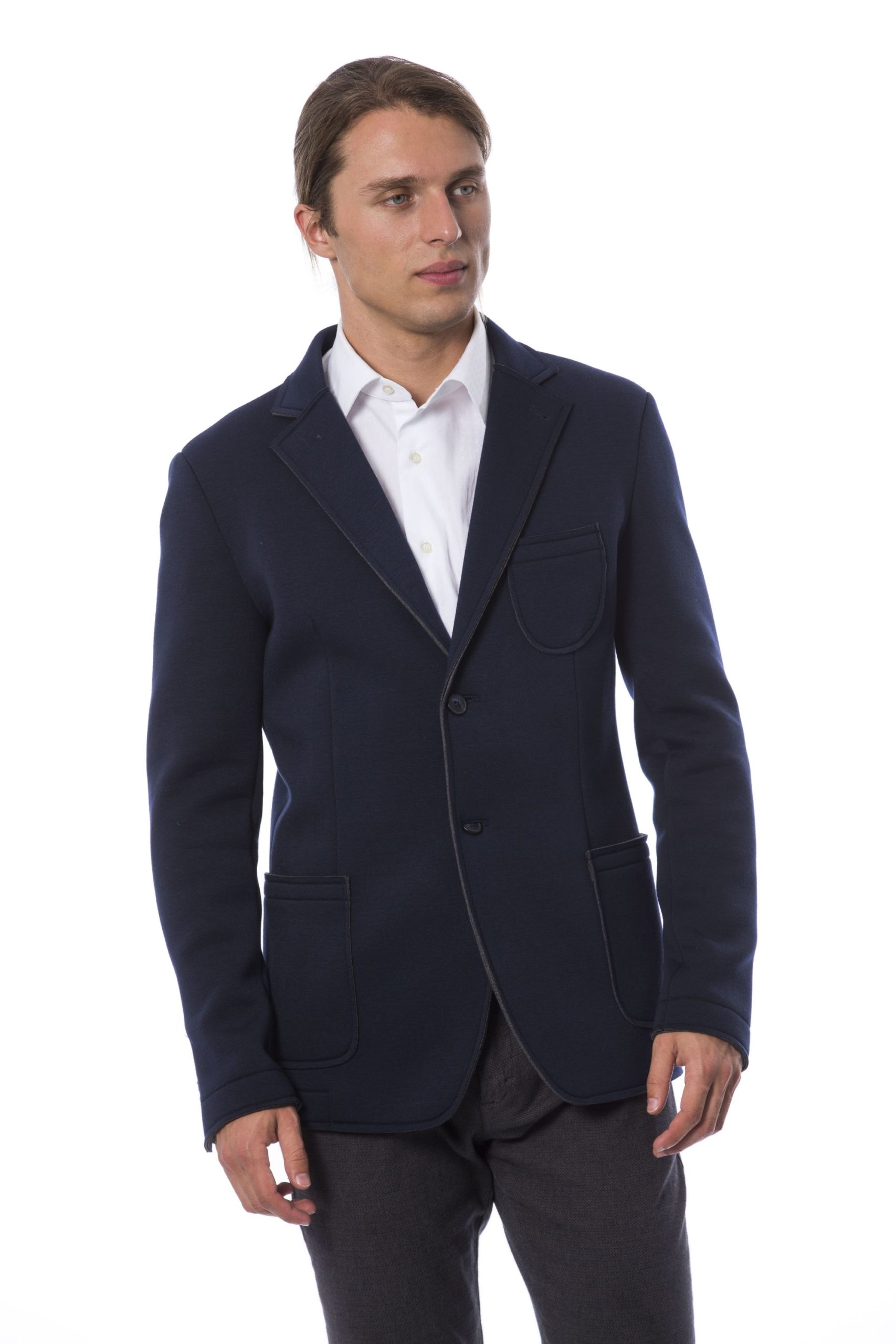 Verri Men's Vblu Blazer Blue VE991940 - IT48 | M