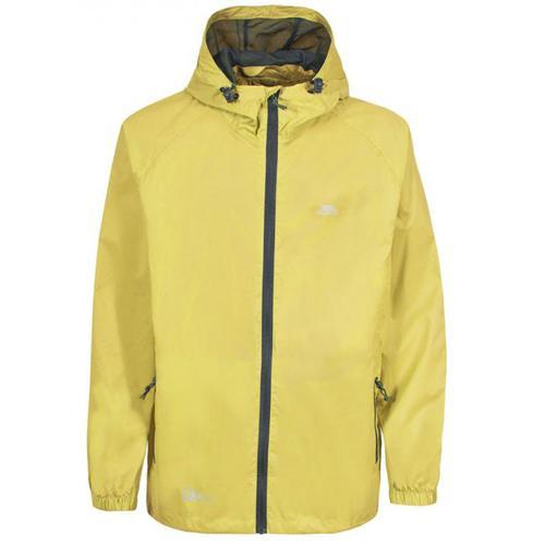 Trespass Unisex Waterproof Packaway Jacket Various Colours Qikpac Jkt - Yellow XS