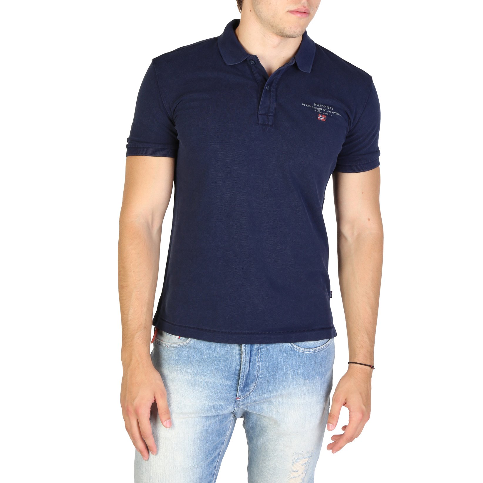 Napapijri Men's Polo Shirt Various Colours ELBAS3_NP0A4EGC - blue S