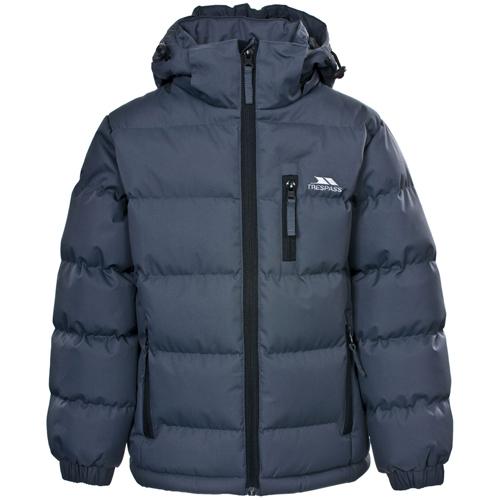 Trespass Kid's Boy Jacket Various Colours Tuff - Flint 5 to 6 Years