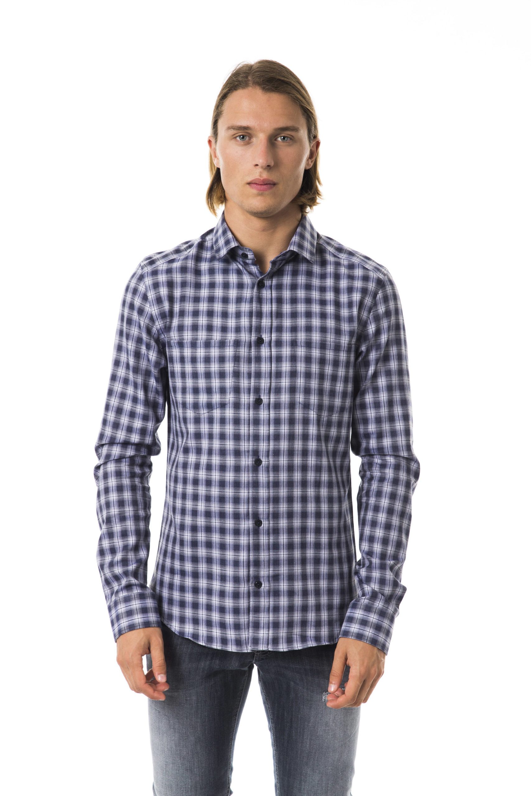 BYBLOS Men's Blu Shirt Blue BY1394839 - S