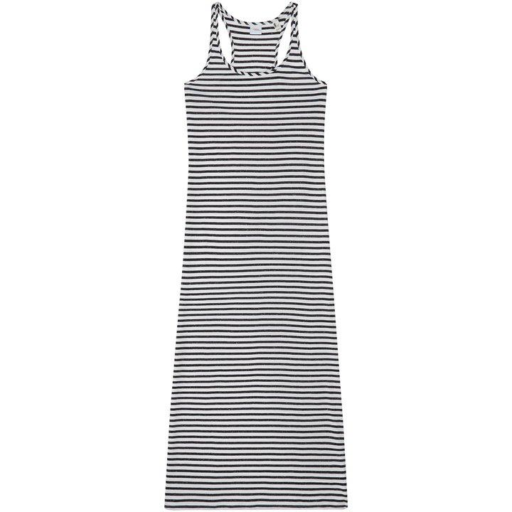 O'Neill Women's Racerback Jersey Dress White Black 8718705921811 - M Black White