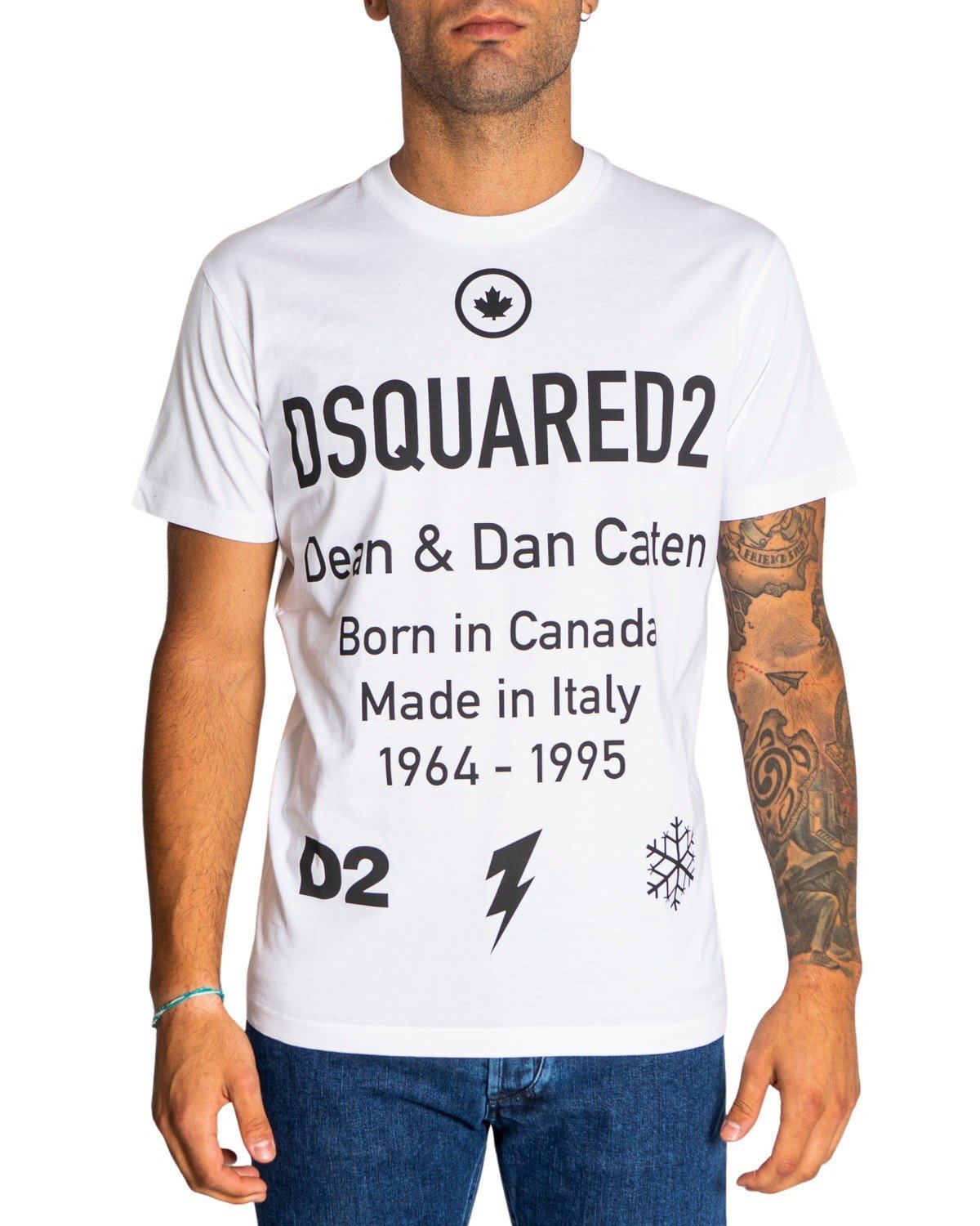 Dsquared2 - Dsquared2 Men T-Shirt - white XS