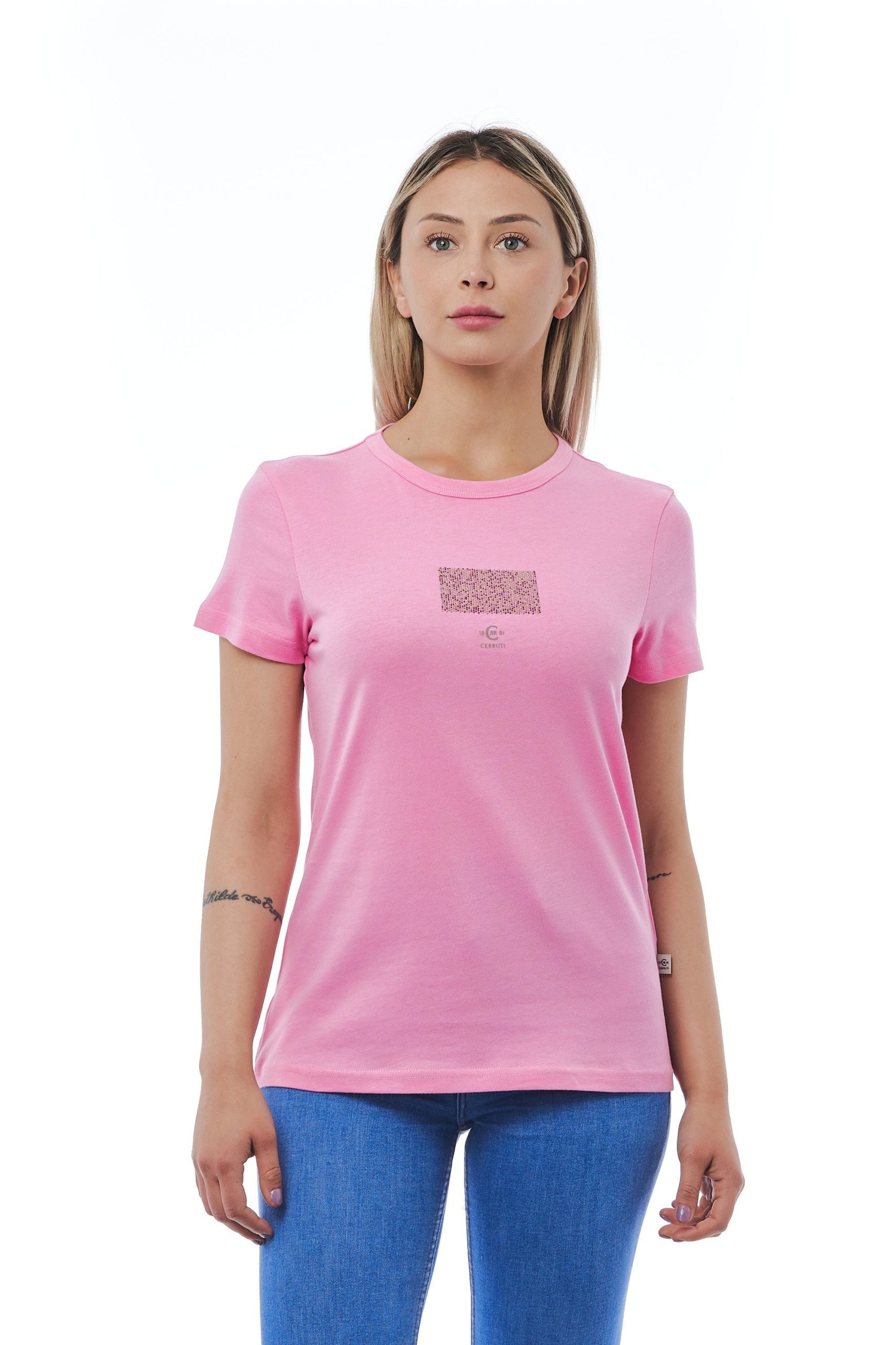 Cerruti 1881 Women's Rosa T-Shirt Pink CE1410153 - M