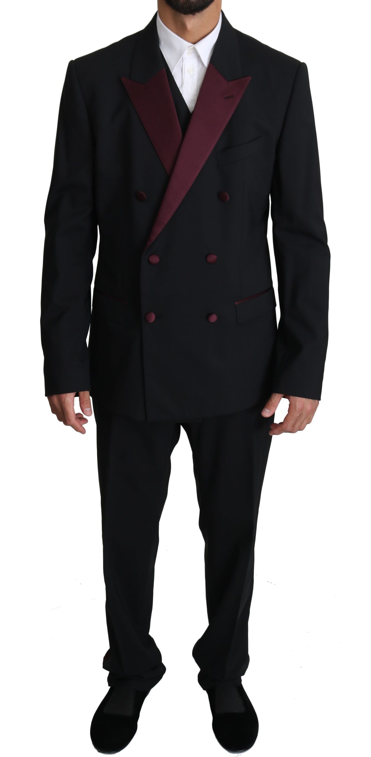 Dolce & Gabbana Men's Slim Fit 3 Piece MARTINI Suit Beige KOS1523 - IT50 | L