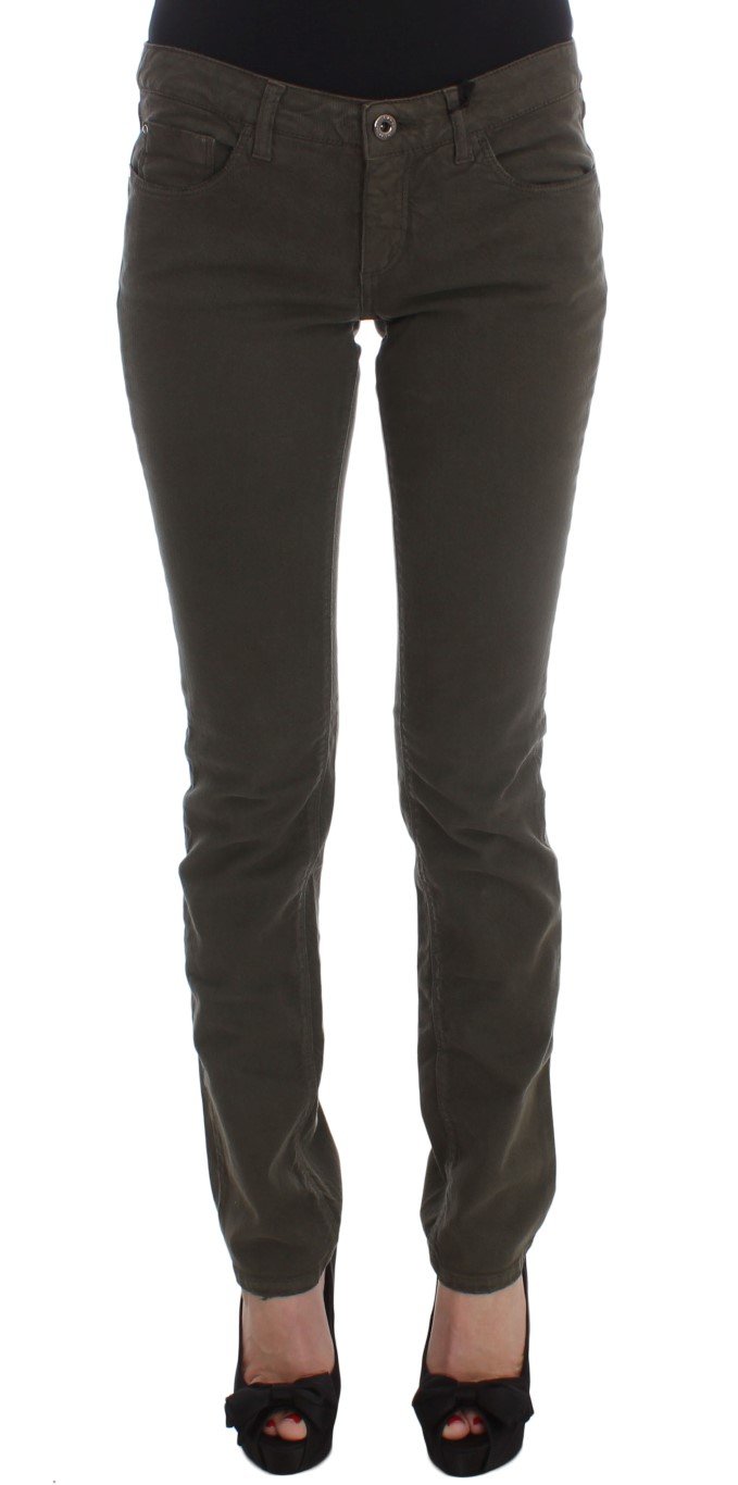 Costume National Women's Cotton Blend Slim Fit Jeans Green SIG32577 - W26